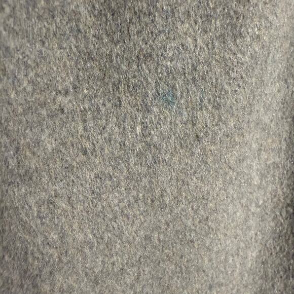 Marina Moscone Collective Gray Wool Slit Pencil Midi Skirt Size 12 - Picture 14 of 14